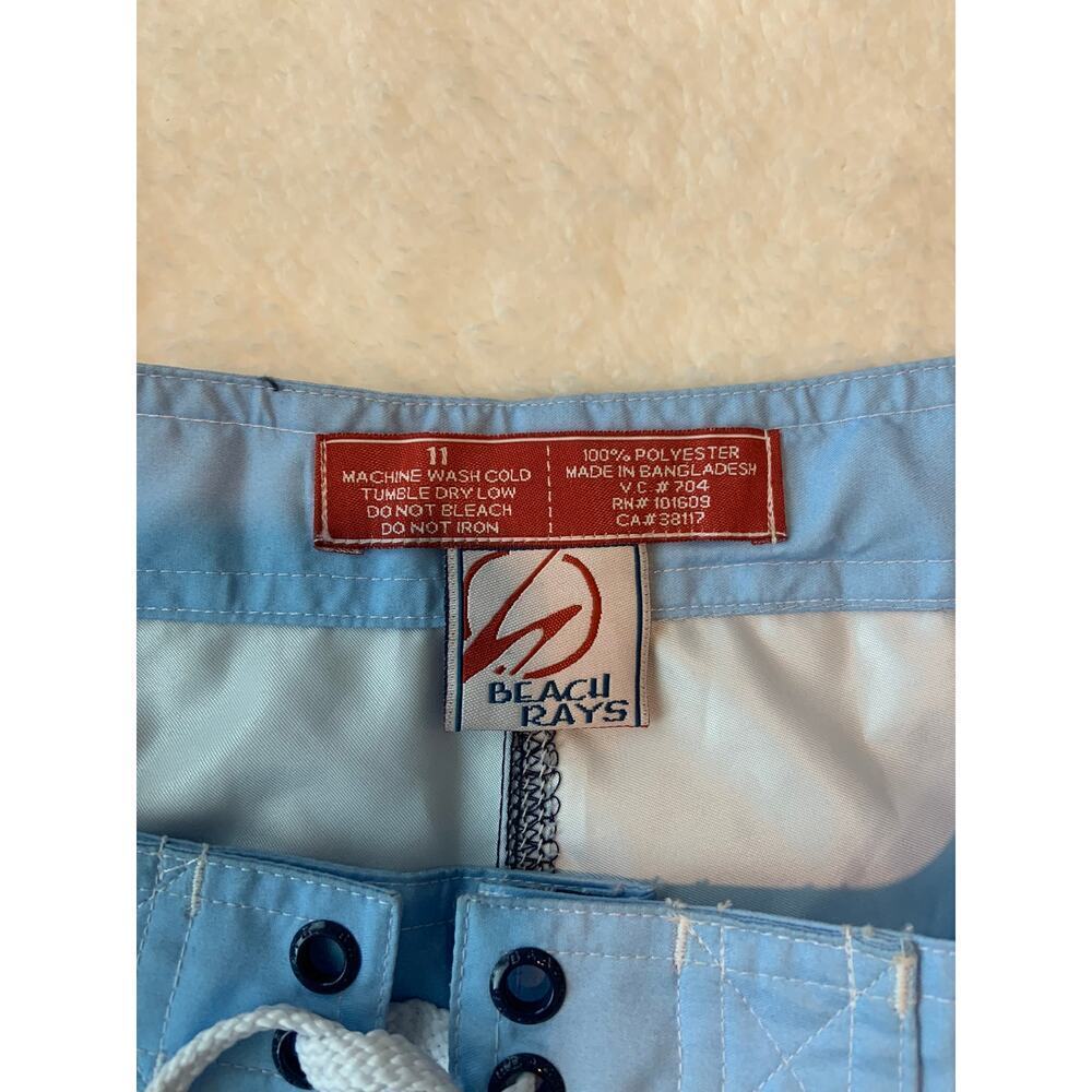 Beach Rays Women's Board Swim Shorts Blue Size 11 - Picture 2 of 4